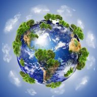 Фреска Зеленая планета Земля