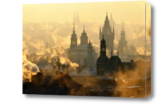Картина Прага утро