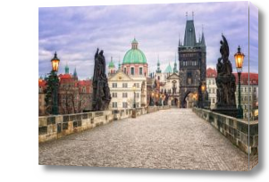 Картина мост в Праге