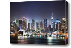 Картина Ночь на Манхеттене